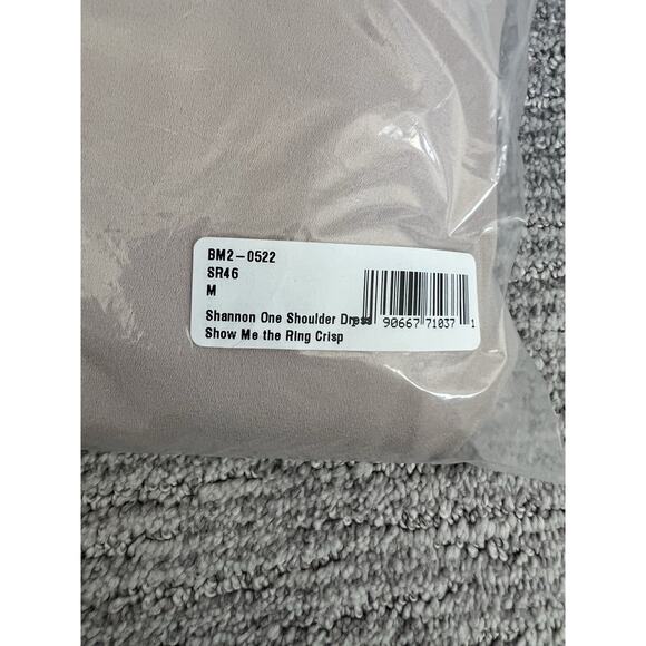 Show Me Your Mumu Shannon One Shoulder Bridesmaid Show Me The Ring Chiffon NWT M - Picture 7 of 7